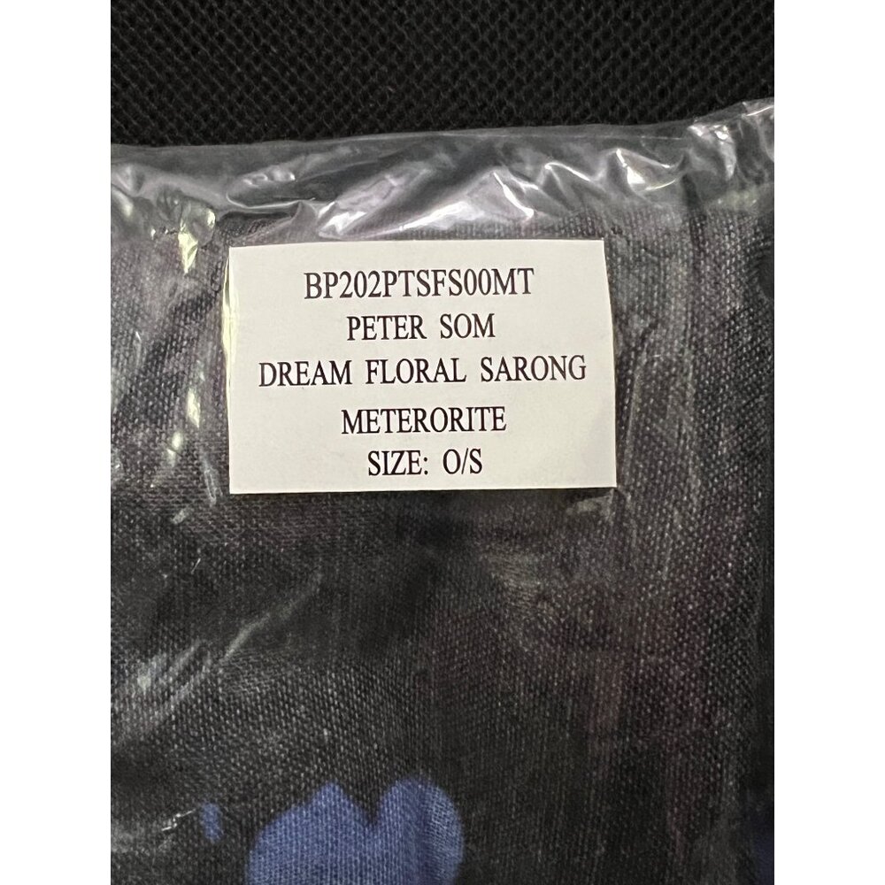 Peter Som Dream Floral Sarong Meteorite Coverup Dress Convertible Summer Beach D - Picture 9 of 15